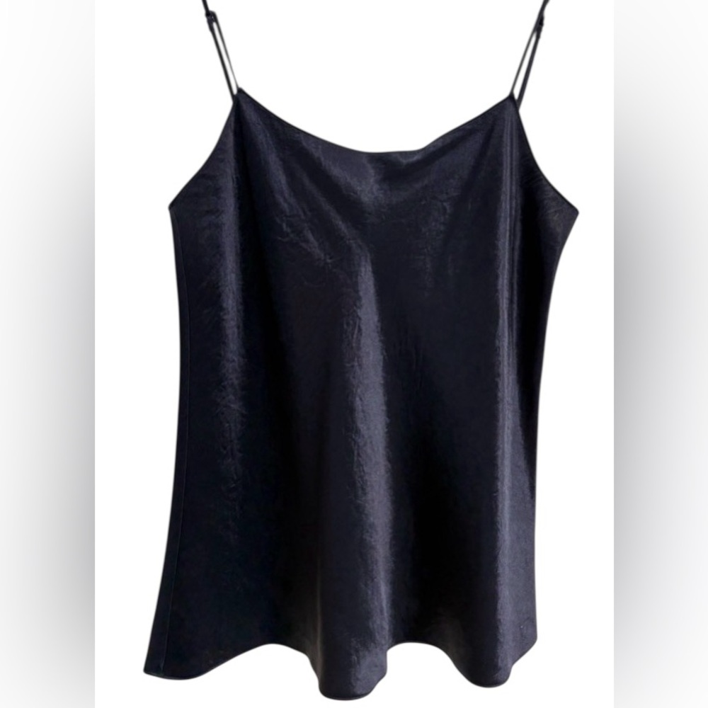 Vince Satin Cami – Coastal Midnight Blue – Size M – NWOT Minimalist Luxe Top - Picture 4 of 10